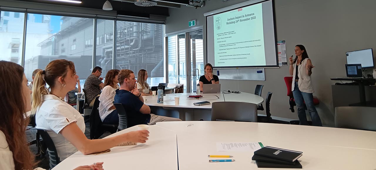 Photo of a presentation